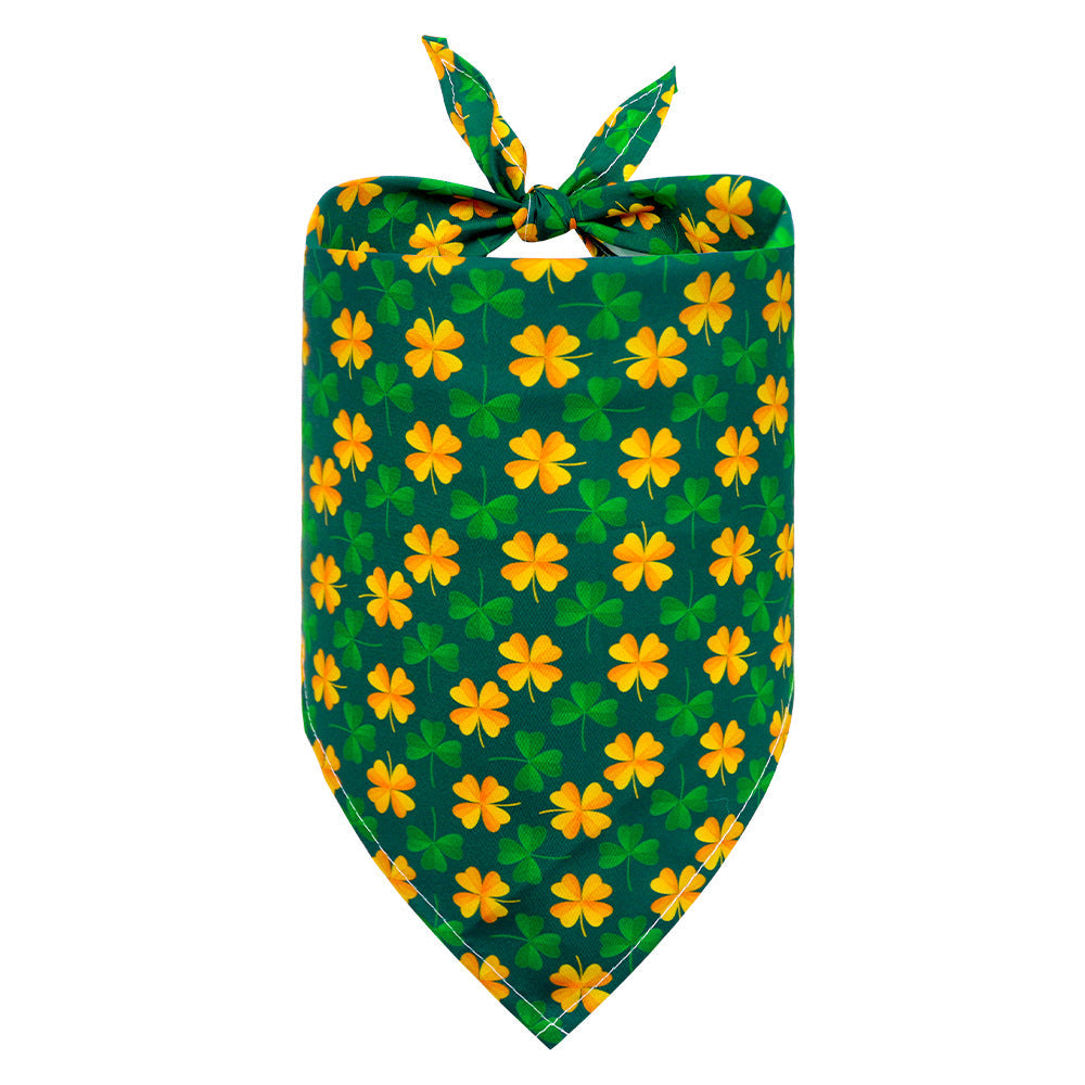 St. Patrick's Day Pet Scarf for Festive Holiday Photos