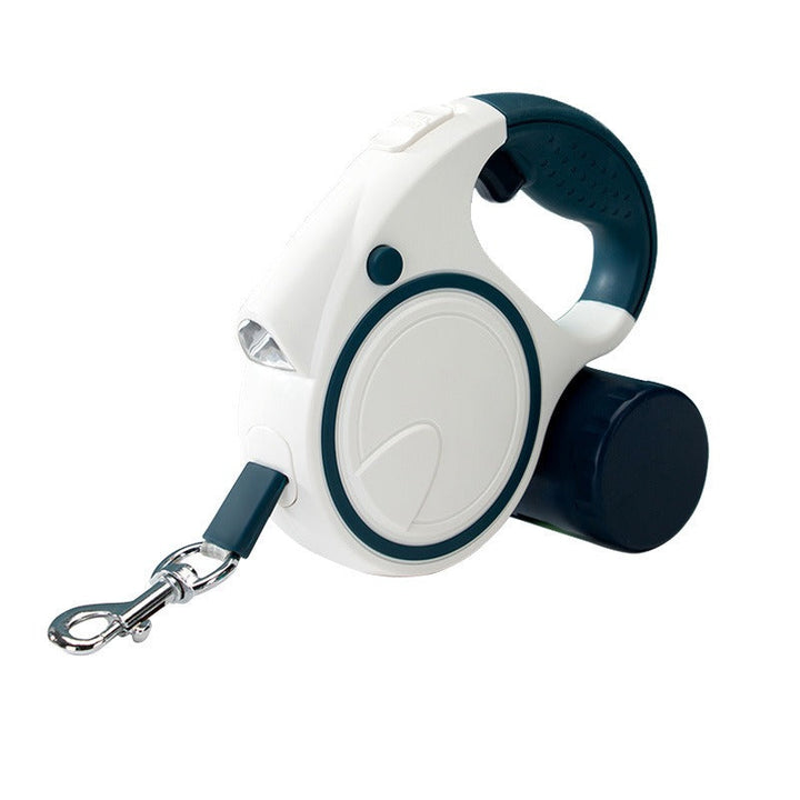 Retractable Pet Leash With Built-In Light for Walks