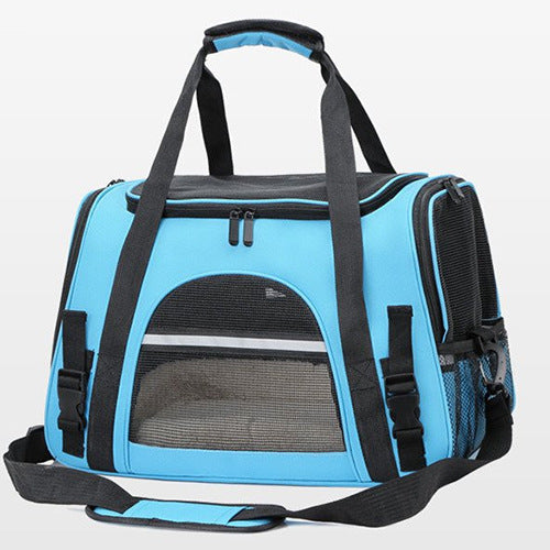 Pet Carrier Bag With Breathable Mesh Travel Windows