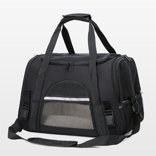 Pet Carrier Bag With Breathable Mesh Travel Windows
