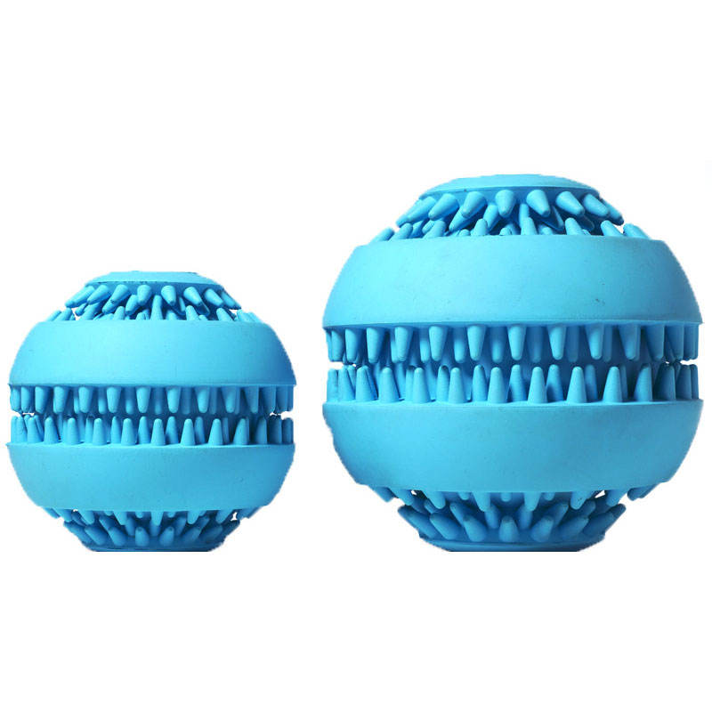 Treat-Dispensing Dog Ball With Teeth Cleaning Spikes