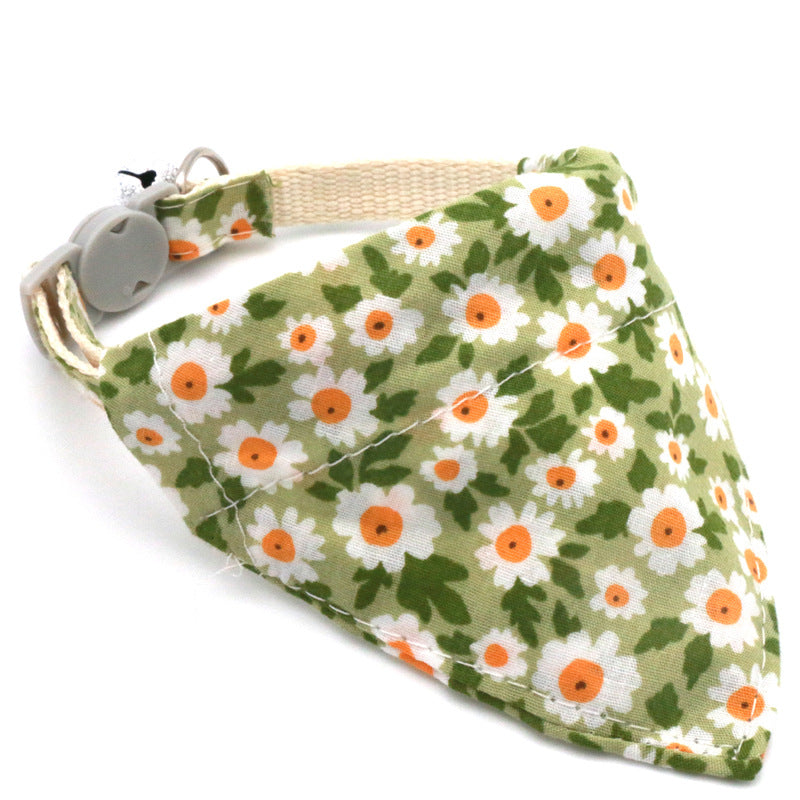Pet Bandana Collar for Small Dogs & Cats | Floral Style