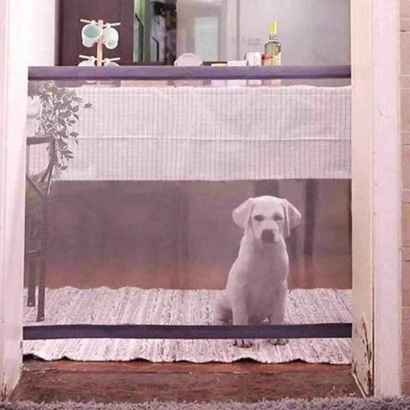 Portable Pet Gate for Safe Indoor Pet Room Separation