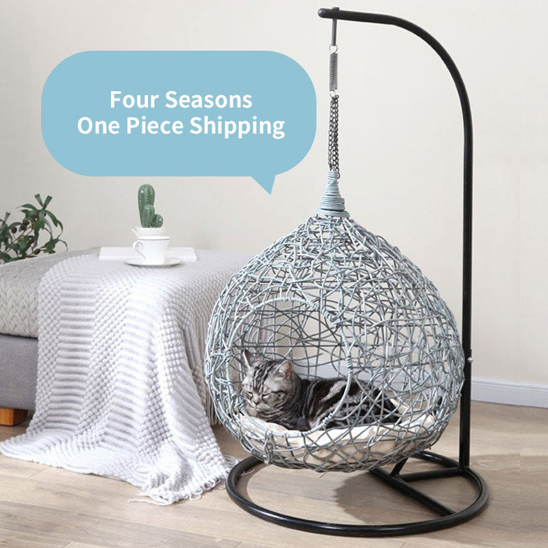 Cat Hammock Bed – Stable All-Season Elevated Nest