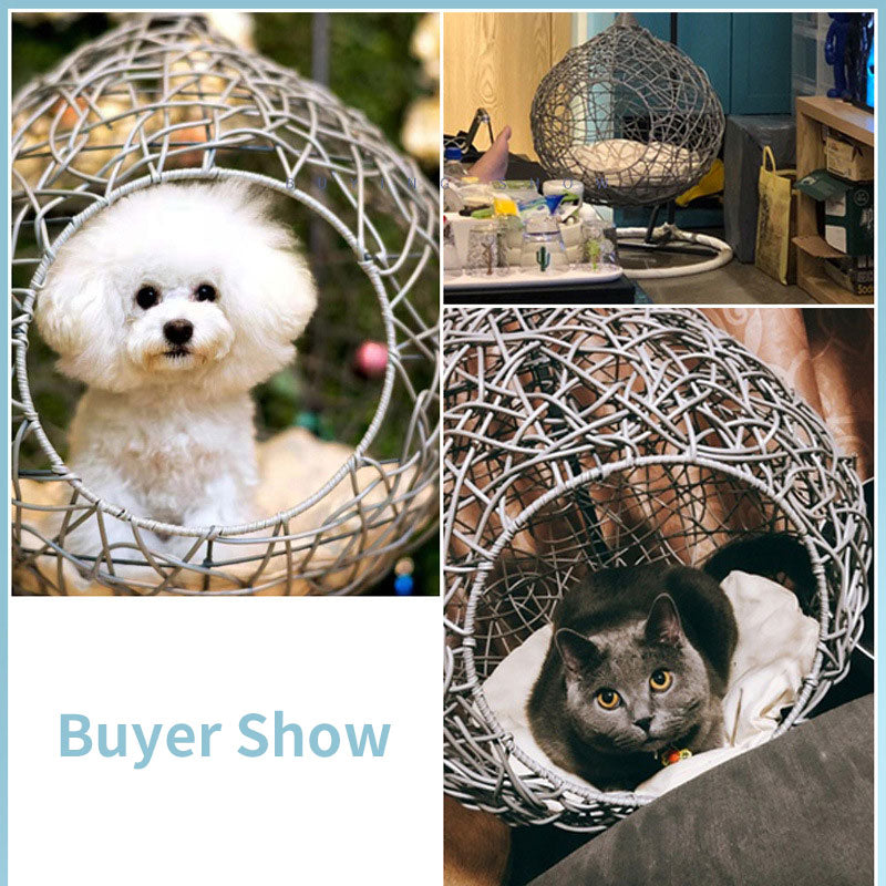 Cat Hammock Bed – Stable All-Season Elevated Nest