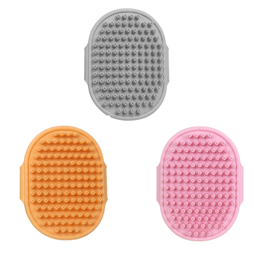 Pet Bath Brush for Gentle Fur Cleaning and Massage