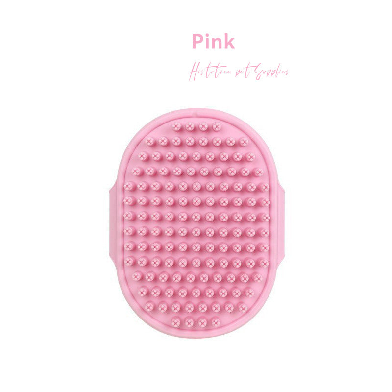 Pet Bath Brush for Gentle Fur Cleaning and Massage