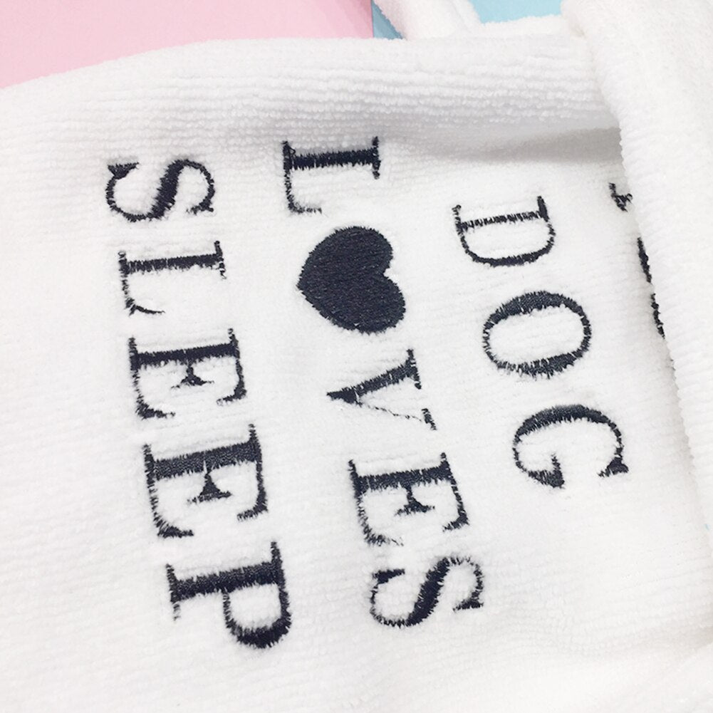 Hooded Pet Bathrobe for Small Dogs & Cats, Cozy & Dry