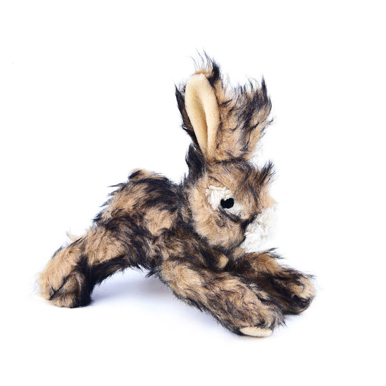 Interactive Hare Plush Dog Toy for Engaging Indoor Play