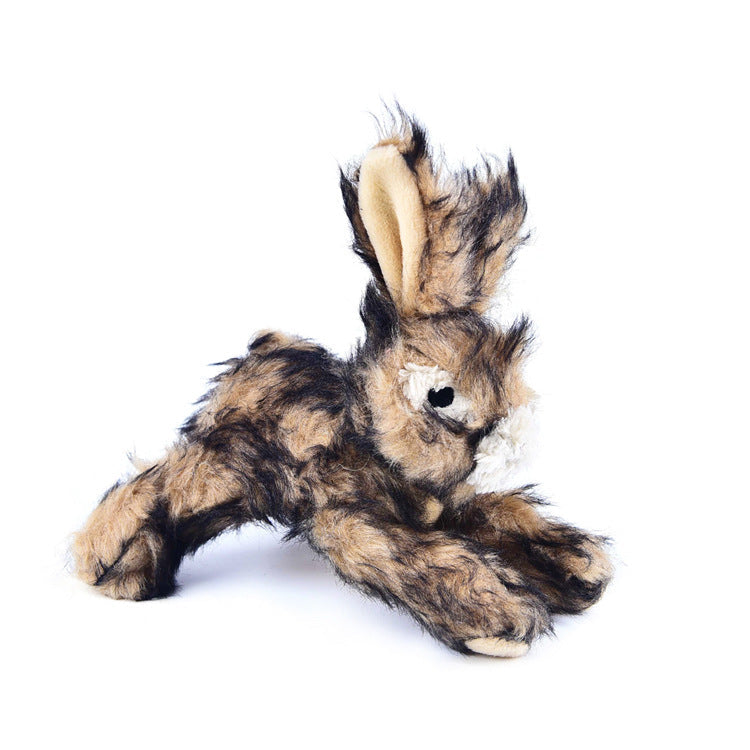 Interactive Hare Plush Dog Toy for Engaging Indoor Play