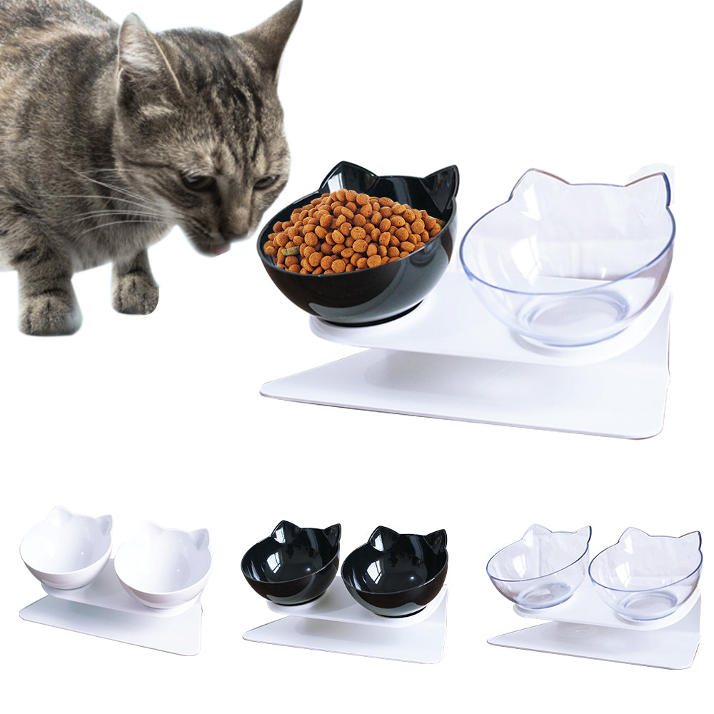 Raised Pet Feeding Bowl for Cleaner, Comfier Daily Meals