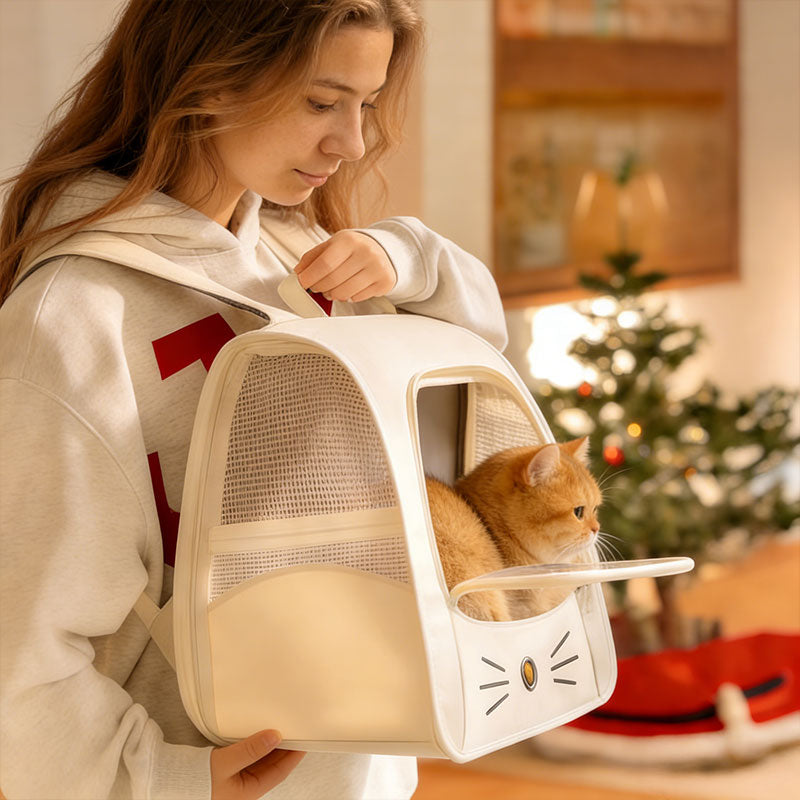 Pet Carrier Backpack for Comfortable Small-Pet Travel