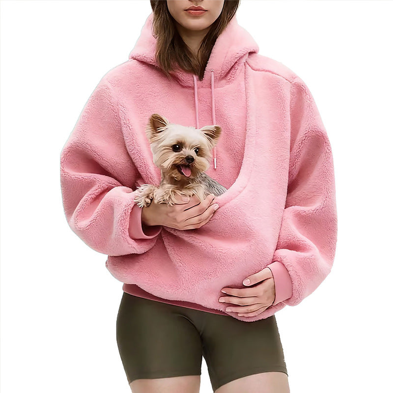 Pet Carrier Hoodie for Hands-Free Small Pet Travel