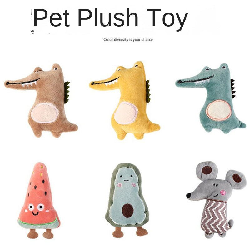Soft Catnip Plush Pet Toy for Indoor Play and Cuddles