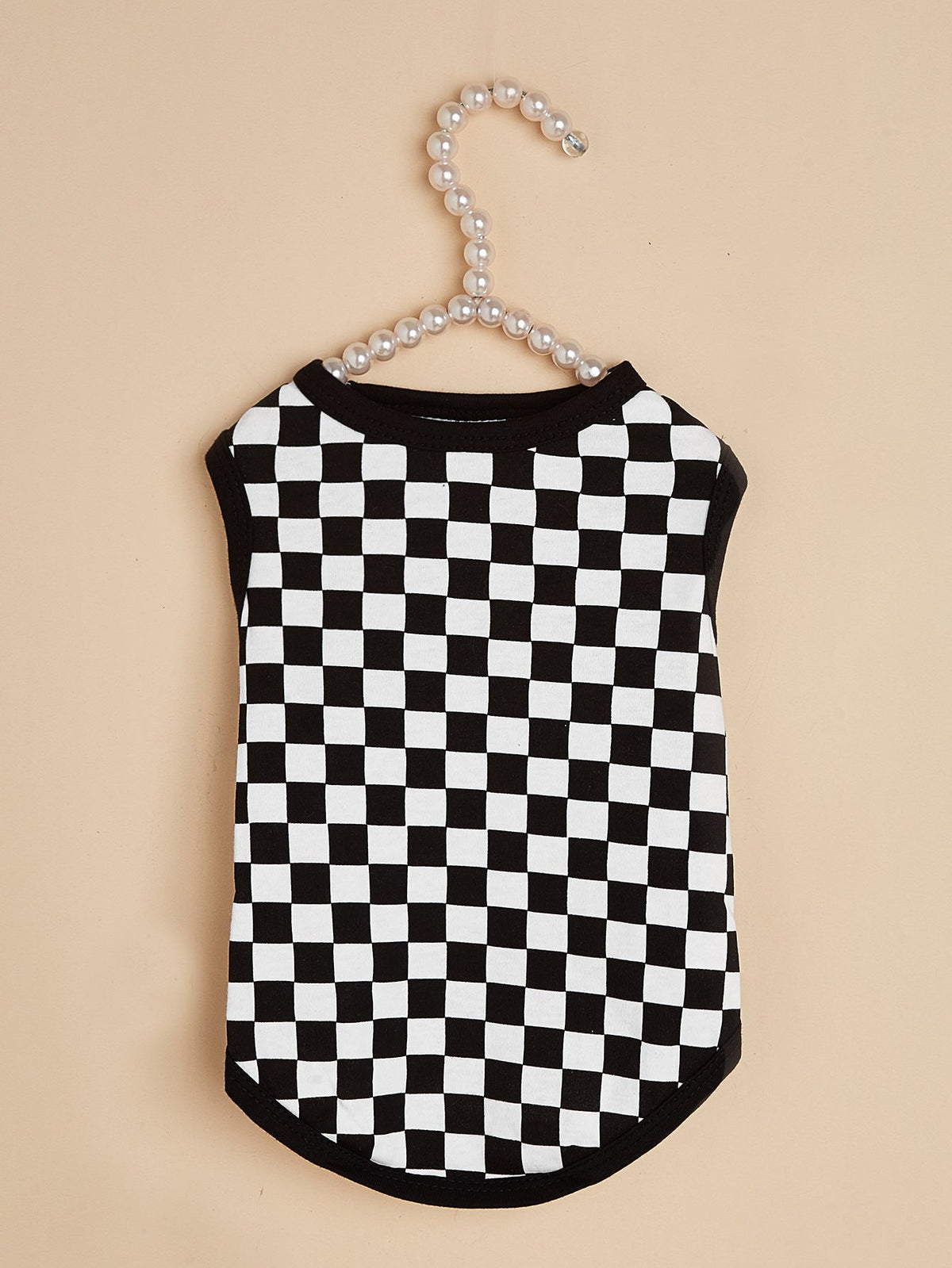 Cat Vest Shirt: Breathable Checkerboard Summer Style