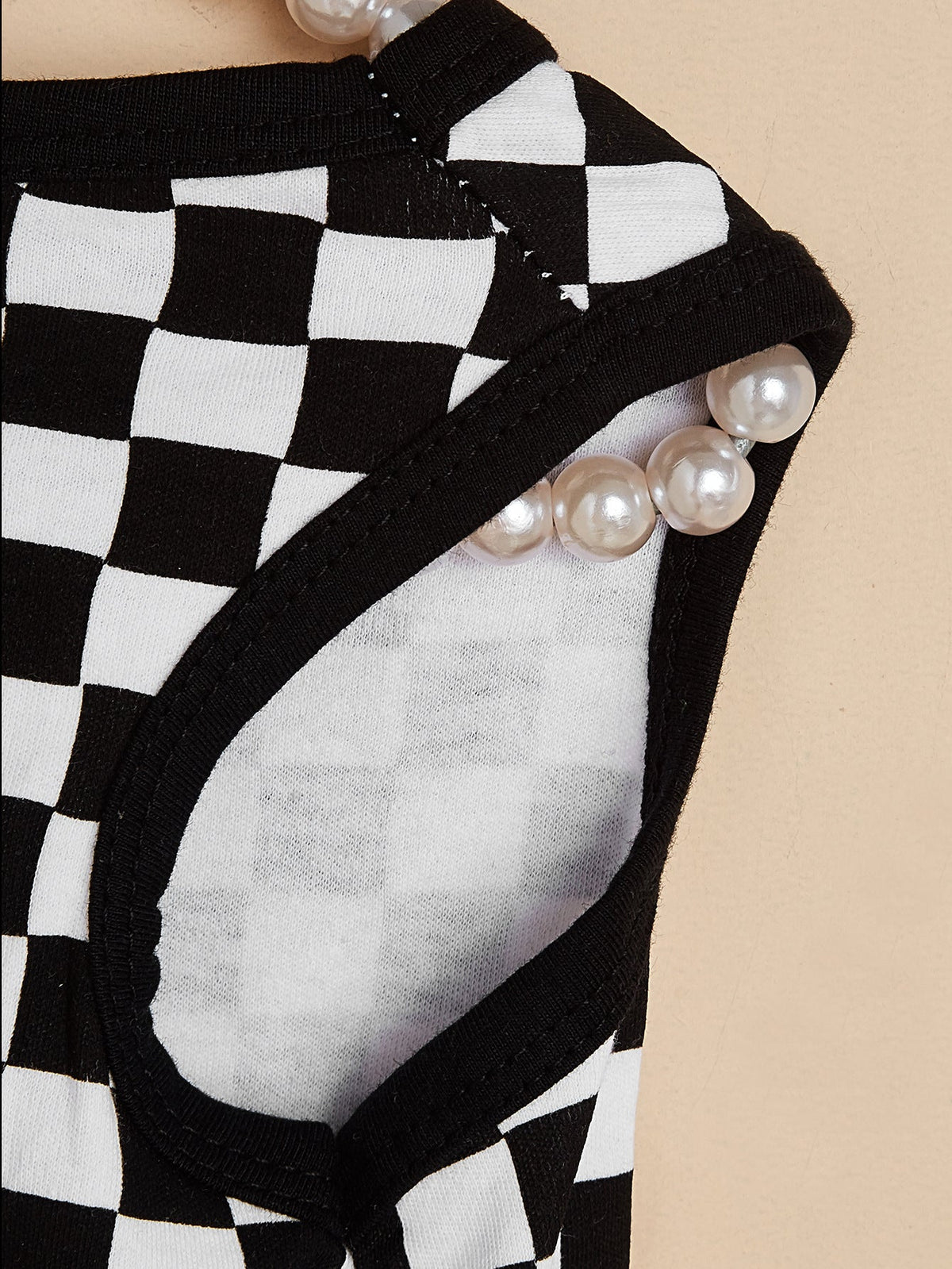 Cat Vest Shirt: Breathable Checkerboard Summer Style