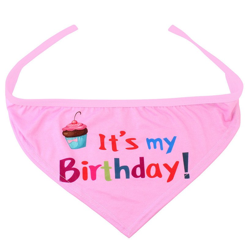 Pet Birthday Hat and Bandana Set for Dogs & Cats Party