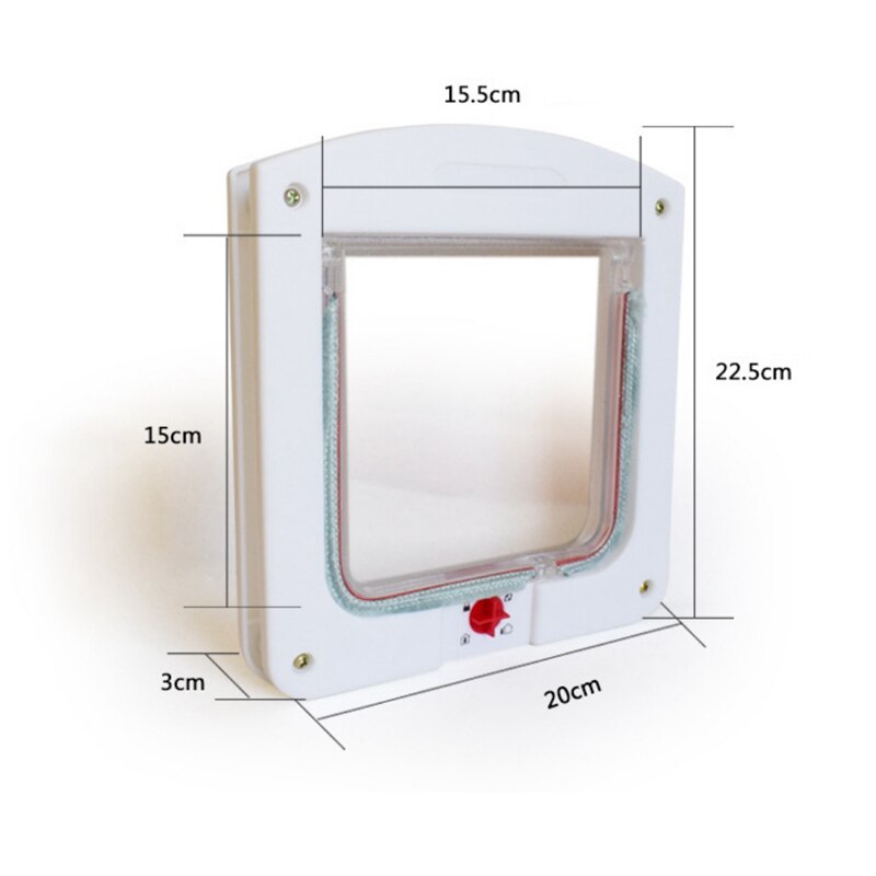 Lockable Pet Door for Cats & Small Dogs | Safe Access