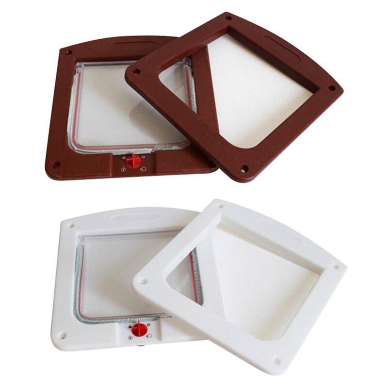 Lockable Pet Door for Cats & Small Dogs | Safe Access