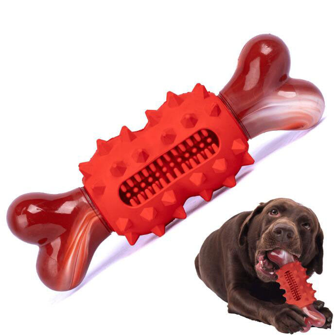 Dog Dental Chew Toy With Durable Dual-Texture Design