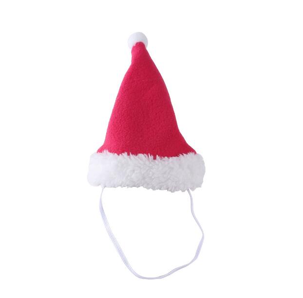 Pet Christmas Hat & Scarf Set for Festive Photos