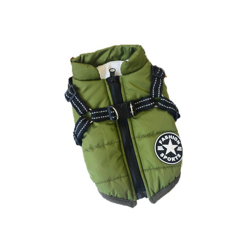 Waterproof Dog Coat With Warm Padded Winter Coverage