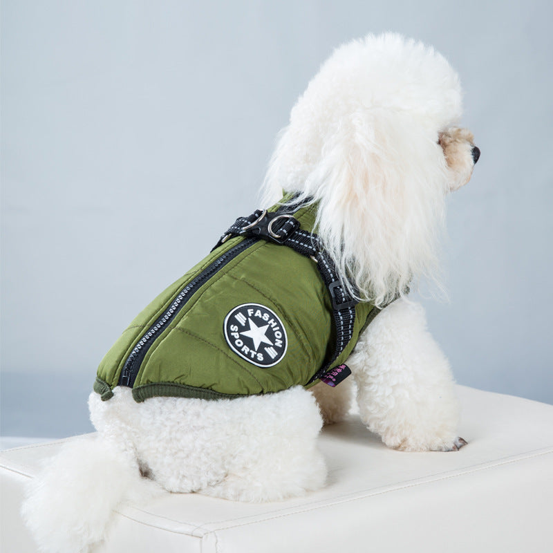 Waterproof Dog Coat With Warm Padded Winter Coverage