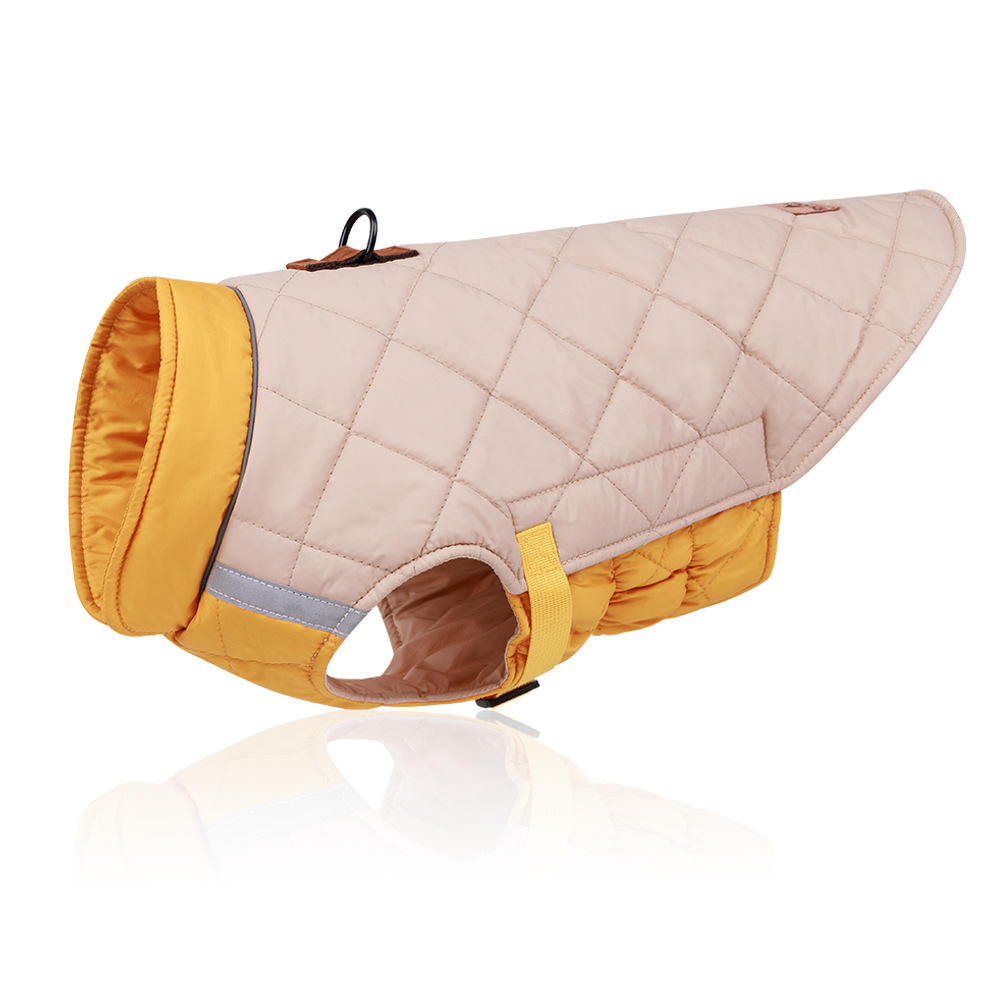 Reflective Padded Dog Coat for Warm Outdoor Winter Walks