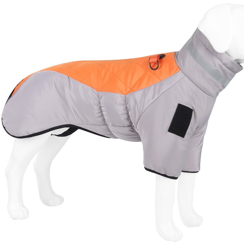 Large Dog Winter Coat With Reflective Warmth Protection