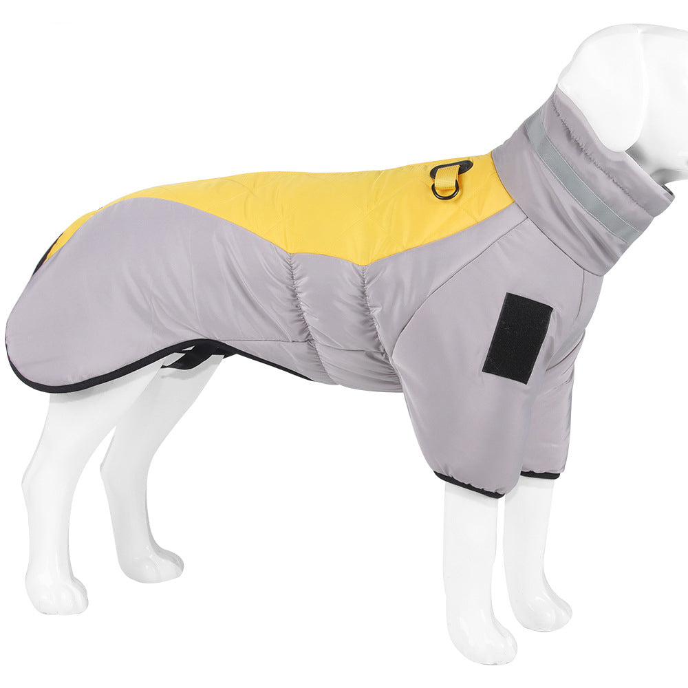 Large Dog Winter Coat With Reflective Warmth Protection