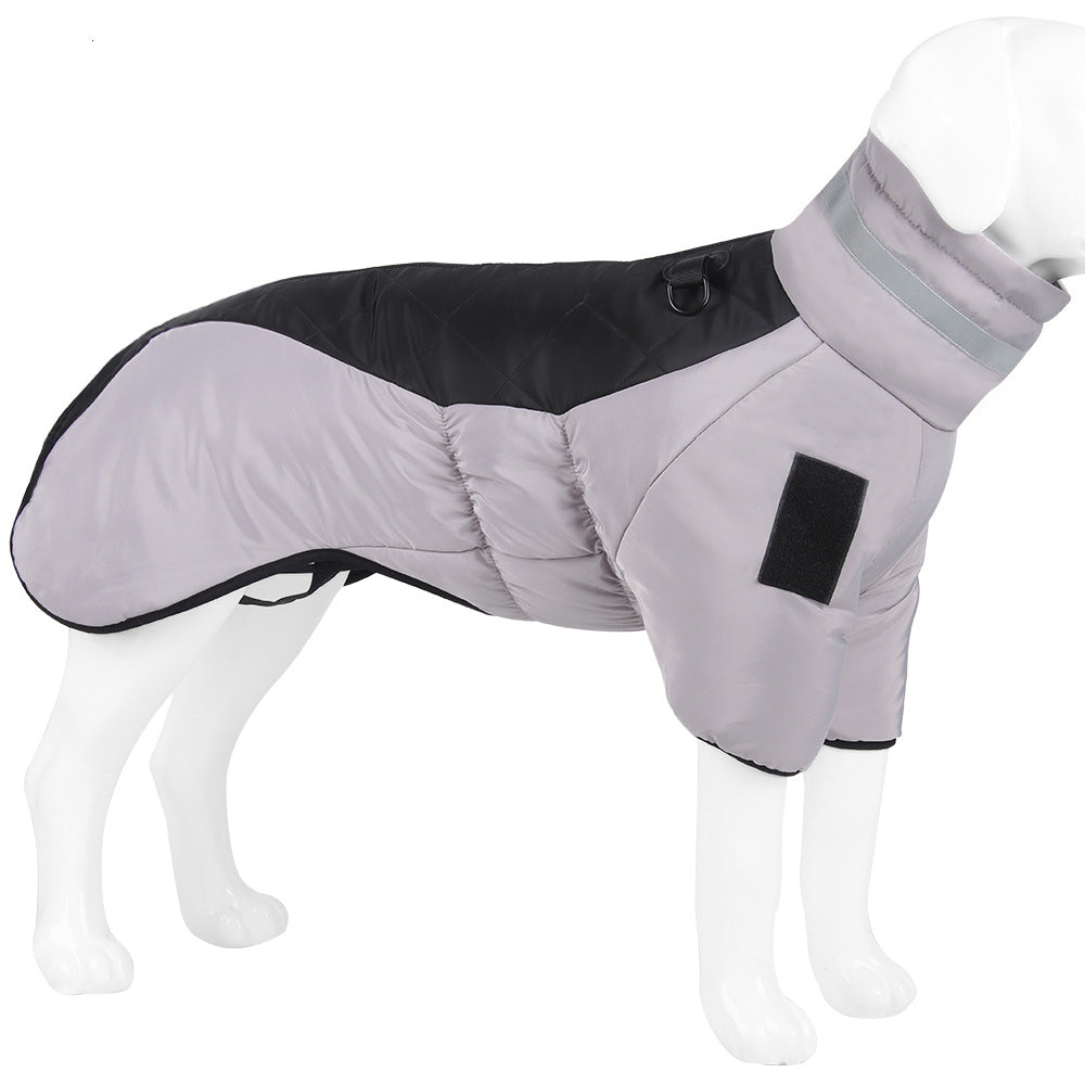 Large Dog Winter Coat With Reflective Warmth Protection