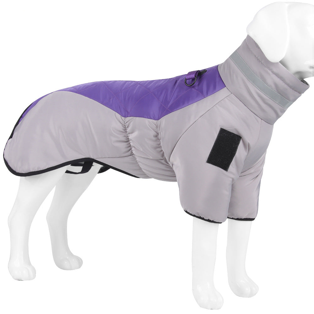 Large Dog Winter Coat With Reflective Warmth Protection
