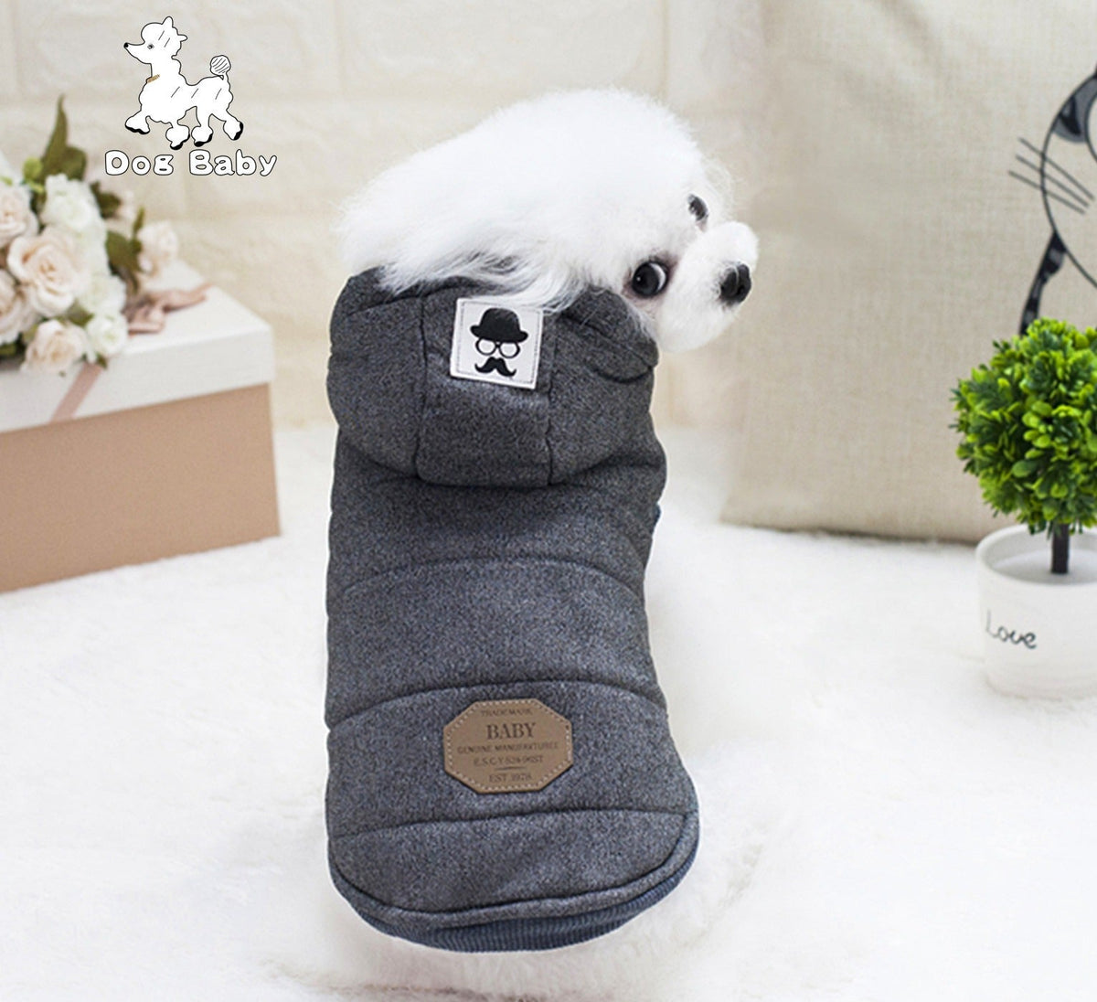 Small Dog Winter Coat - Quilted Warmth for Walks
