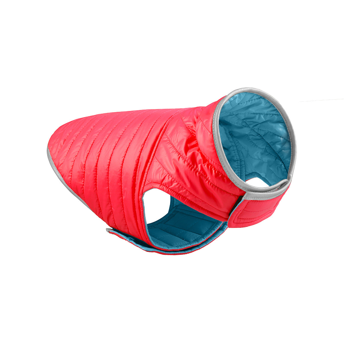 Reversible Dog Jacket for Splashproof, Reflective Walks