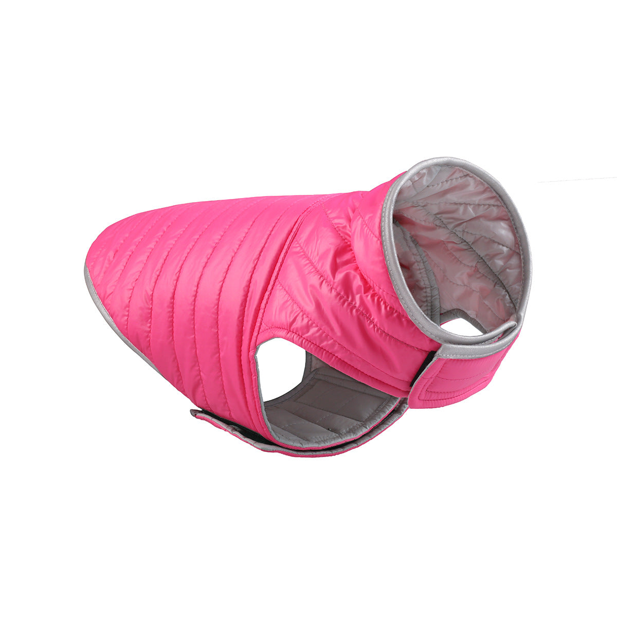 Reversible Dog Jacket for Splashproof, Reflective Walks