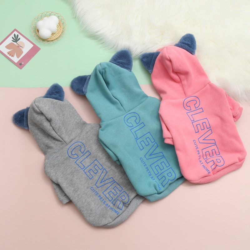 Hooded Dog Sweater for Warm, Cozy Cold-Weather Walks