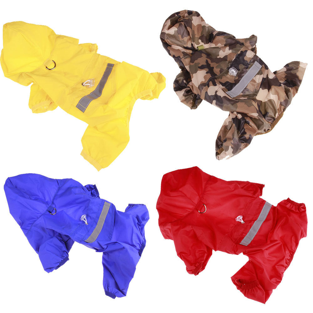 Dog Raincoat Full-Coverage Protection for Wet Walks