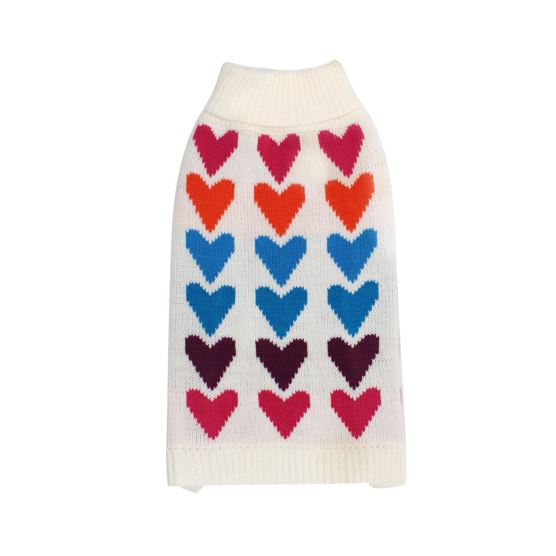 Pet Knit Sweater for Small Dogs and Cats | Heart Print