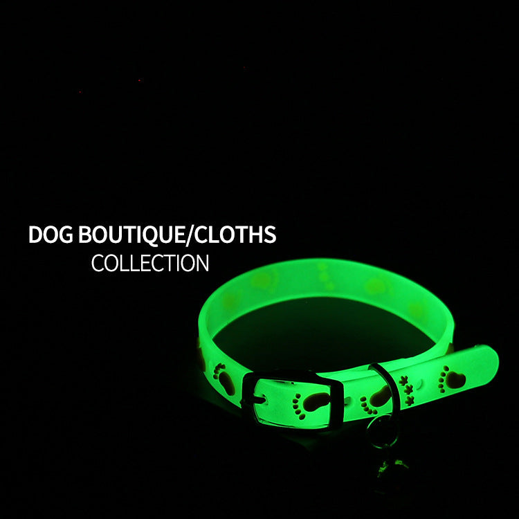 Luminous Pet Collar for Better Nighttime Walk Visibility