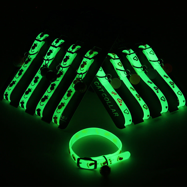 Luminous Pet Collar for Better Nighttime Walk Visibility