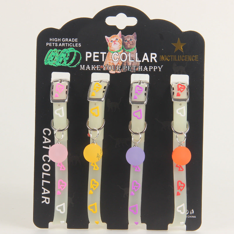 Luminous Pet Collar for Better Nighttime Walk Visibility