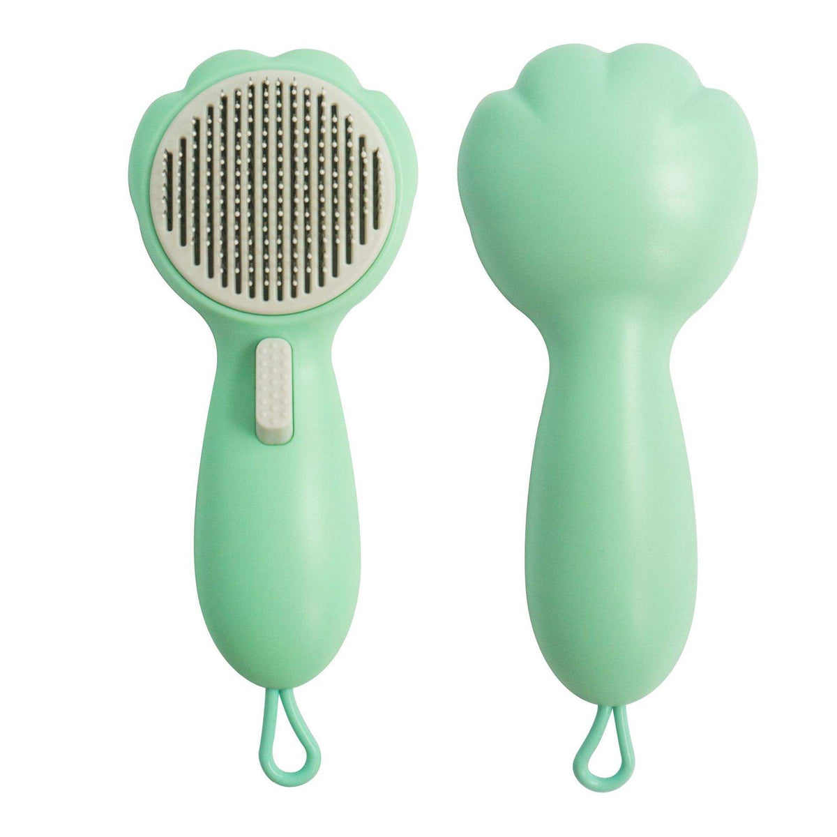 Self-Cleaning Pet Grooming Brush for Loose Fur Removal