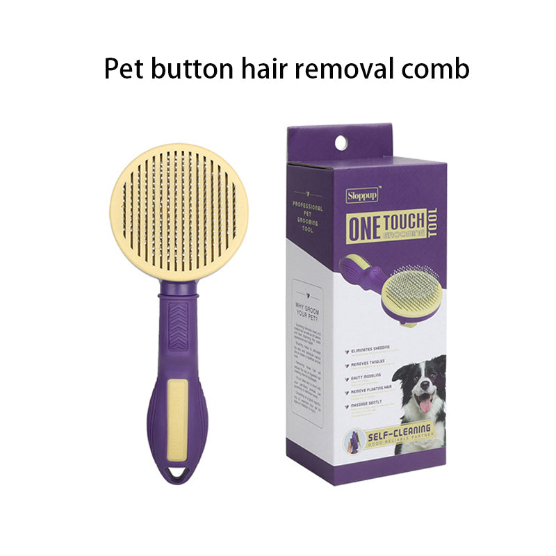 Self-Cleaning Pet Comb for Easier Shedding & Detangling