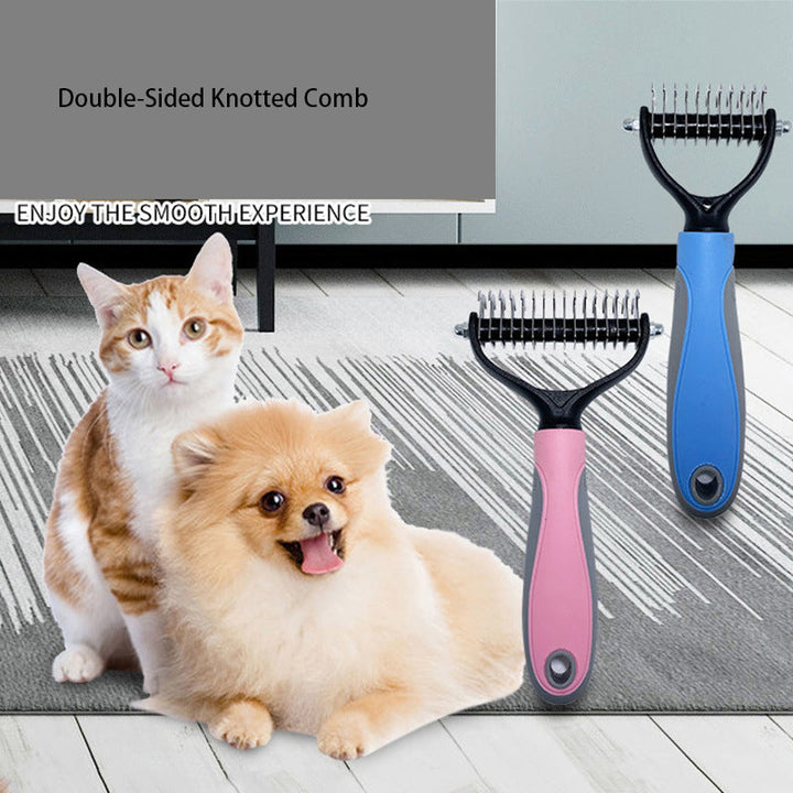 Pet Detangling Comb for Cats & Dogs | Stainless Steel