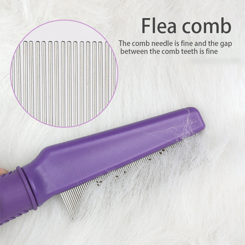 Pet Grooming Comb for Deep Tangles and Loose Fur Care