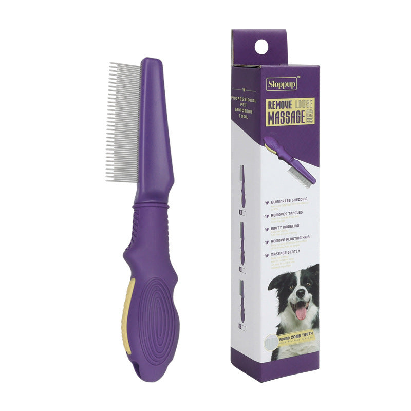 Pet Grooming Comb for Deep Tangles and Loose Fur Care