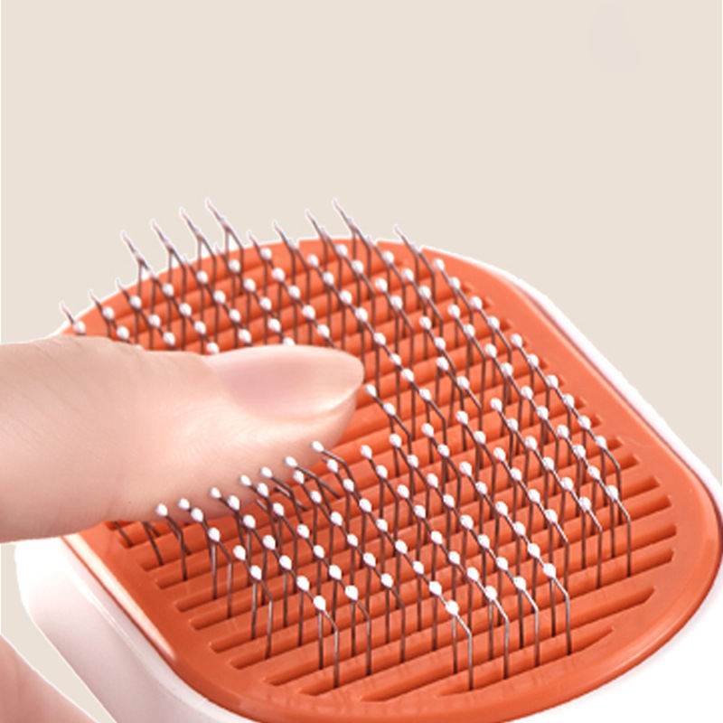 Self-Cleaning Pet Grooming Brush for Cats & Dogs
