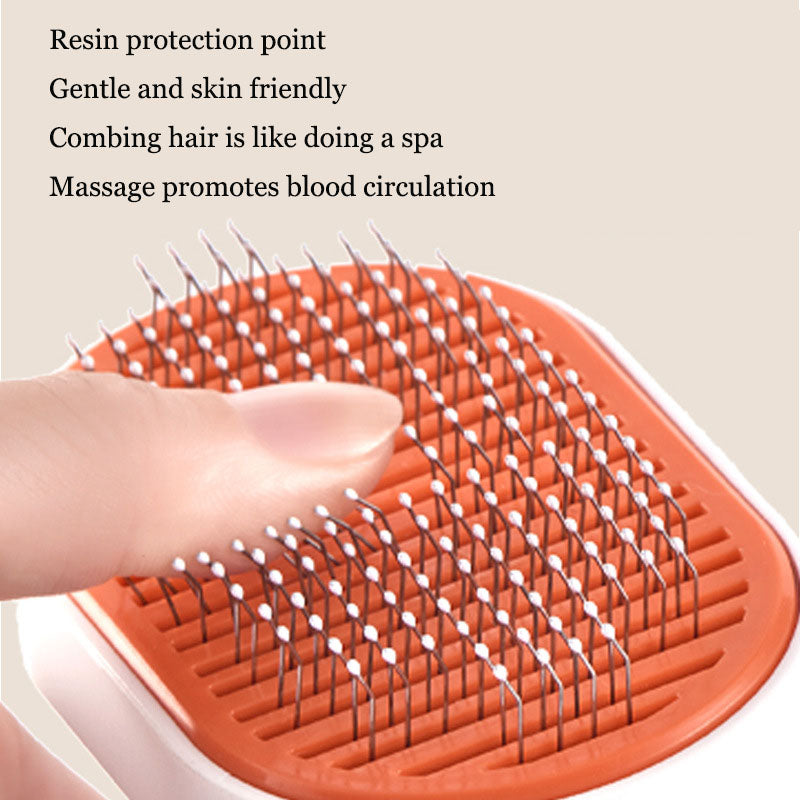 Pet Grooming Brush for Gentle Daily Shedding Control
