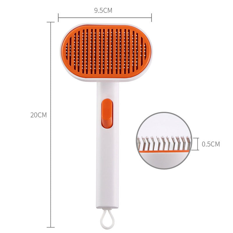 Pet Grooming Brush for Gentle Daily Shedding Control