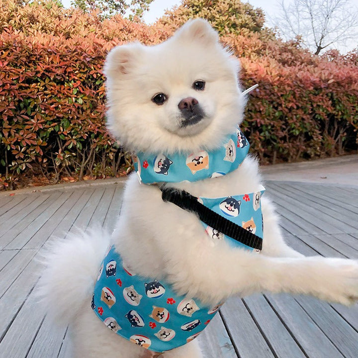 Adjustable Dog Cooling Scarf for Comfortable Summer Walks